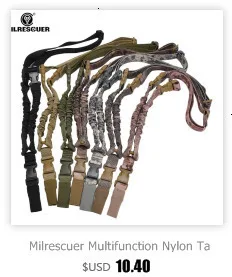 MILRESCUE быстросъемный ремень-слинг с тремя точками для винтовки, Регулируемый тактический страйкбольный ремень для охотничьих кобуров