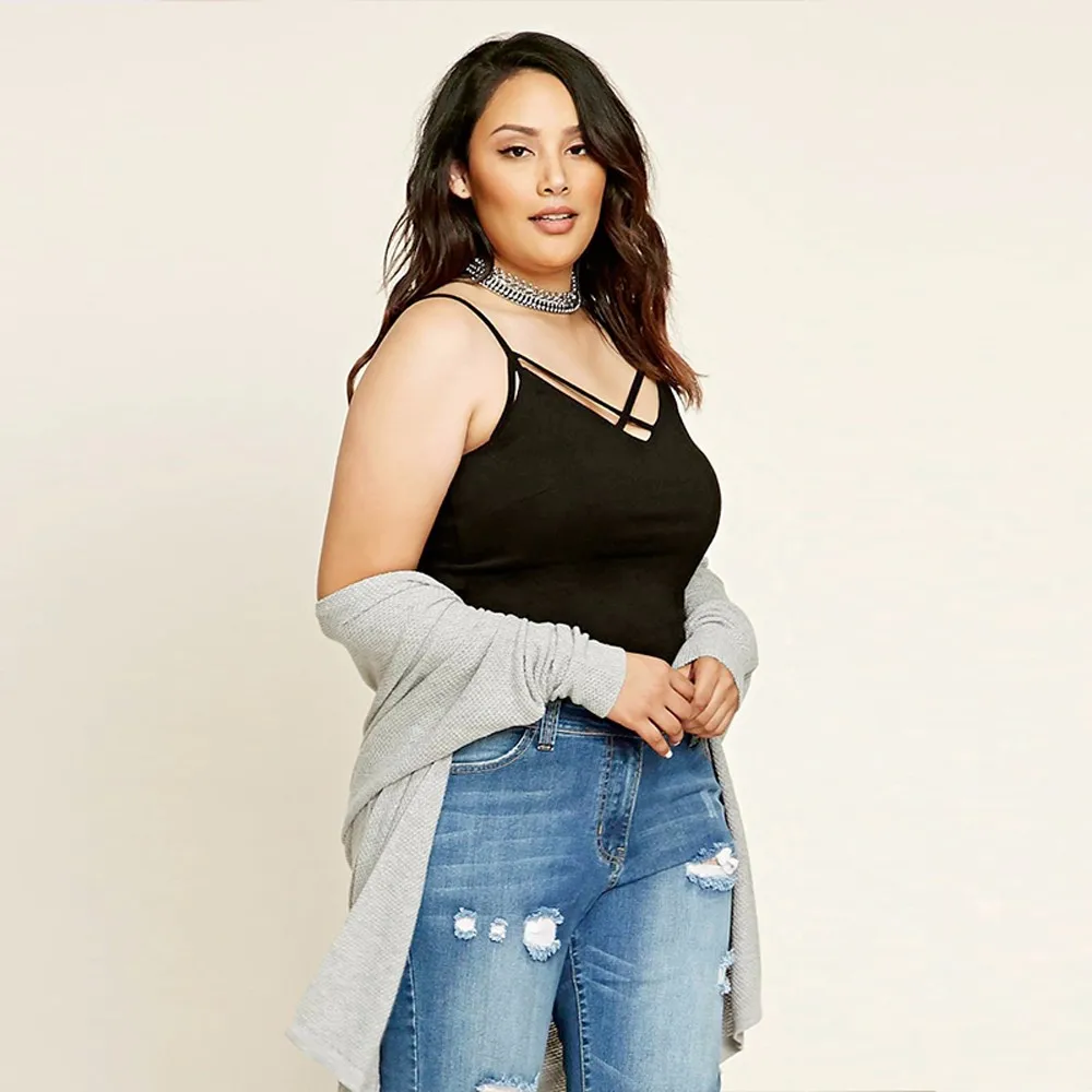 Kissmilk Plus Size New Fashion Women Clothing Basic Sexy Solid Cold Shoulder Tanks Half Camisole Big 3XL 4XL 5XL 6XL | Женская одежда