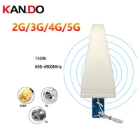 new 3g 4g 5g lte antenna 15dbi 698 4900mhz wide coverage antenna for booster for huawei zte modem signal receiving aerial