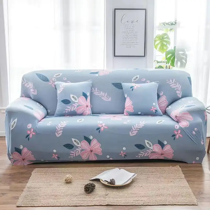 

Elastic Sofa Cover for Living Room Funda Sofa Couch Cover Floral Sectional Armchair Slipcover Stretch Fully-wrapped Anti-dust