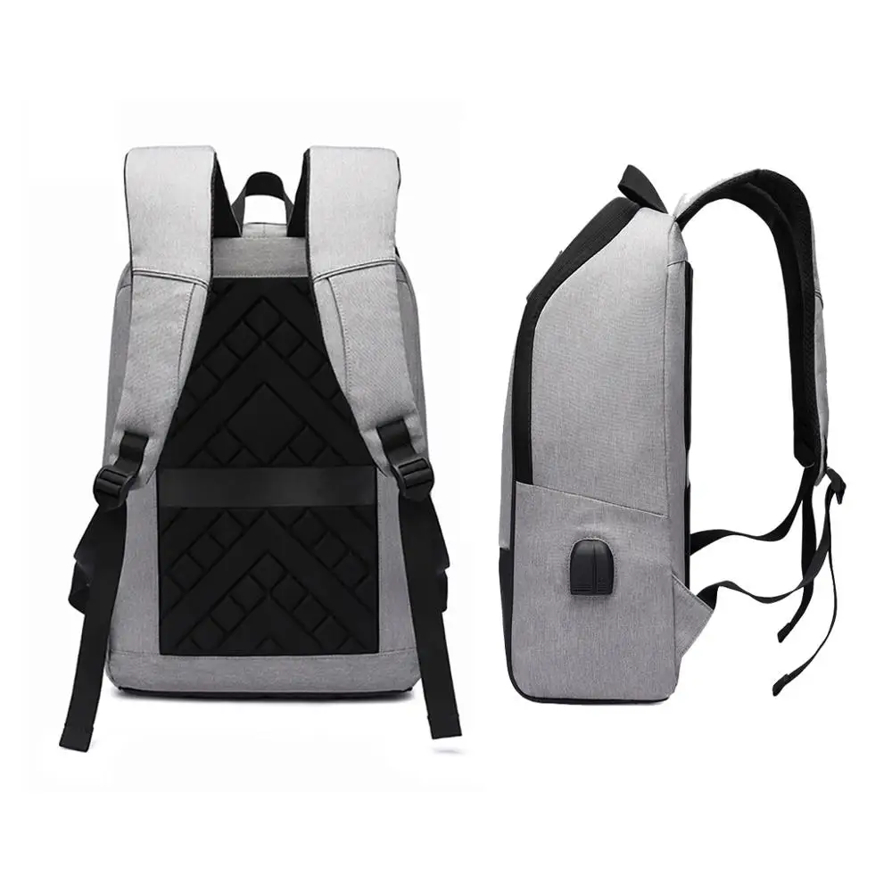 

2019 New Anti-thief Fashion Men Backpack Multifunctional Waterproof 17 inch Laptop Bag Mochila Male USB Charging Travel Bagpack