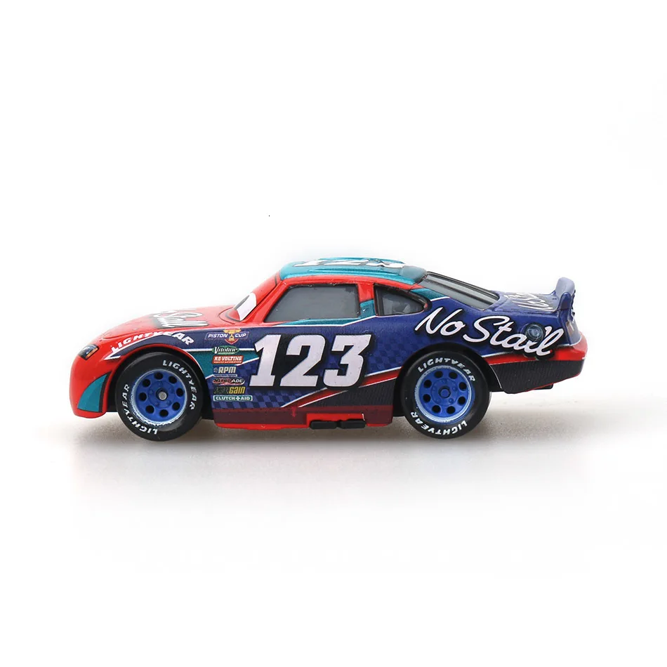 Disney Pixar Cars 2 3 Lightning 40 стиль Mcqueen Mater Jackson Storm Ramirez 1:55 литой автомобиль металлический сплав мальчик детские игрушки подарок