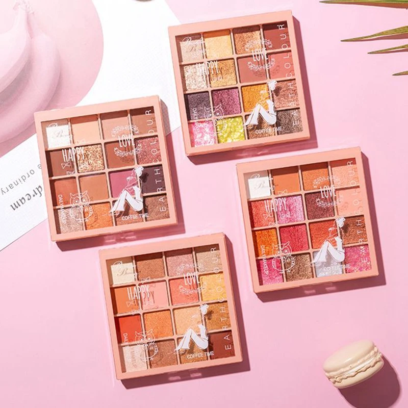 Палитра теней для век палитра 16 цветов |