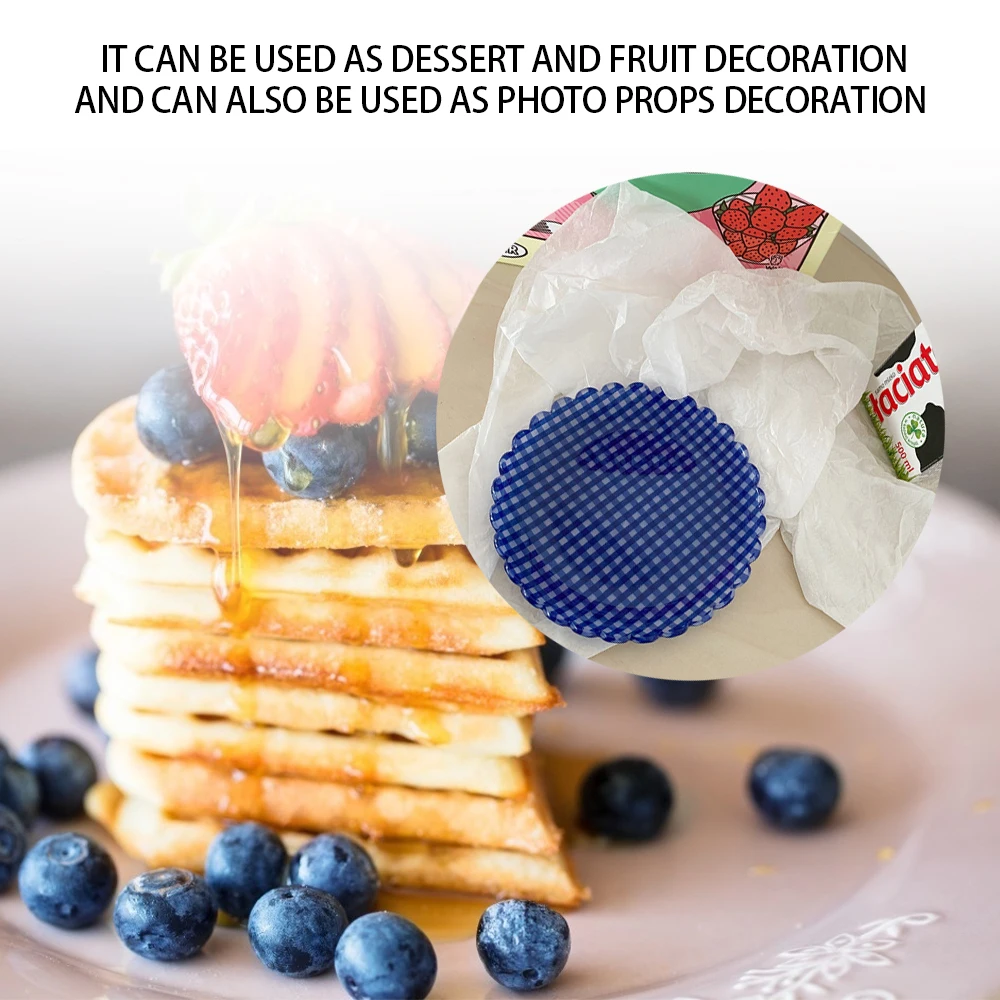 Популярная маленькая десертная тарелка с цветами решетчатая для торта полосатая