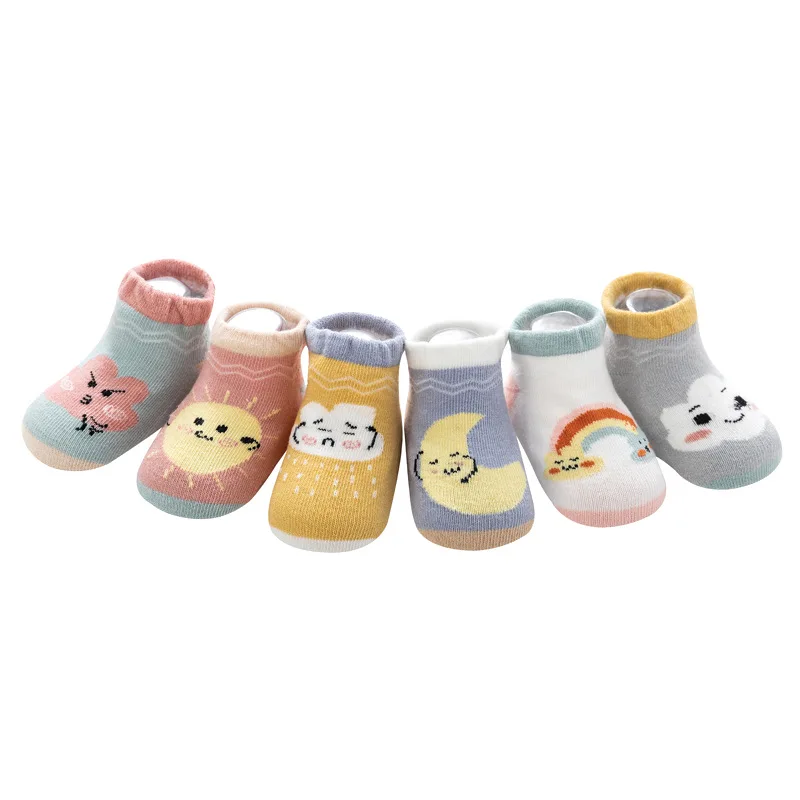 

Baby Socks Shallow Mouth Infant Children Cotton Non-slip Floor Socks Toddler Boys Girls Cartoon Sock Shoes Kids Stockings