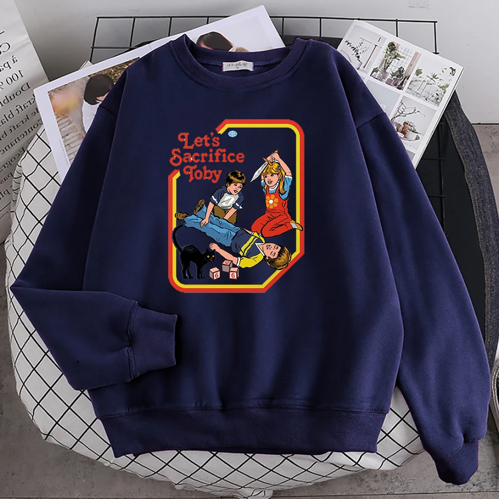 

Худи женское художественное свободное с круглым вырезом и флисовой подкладкой