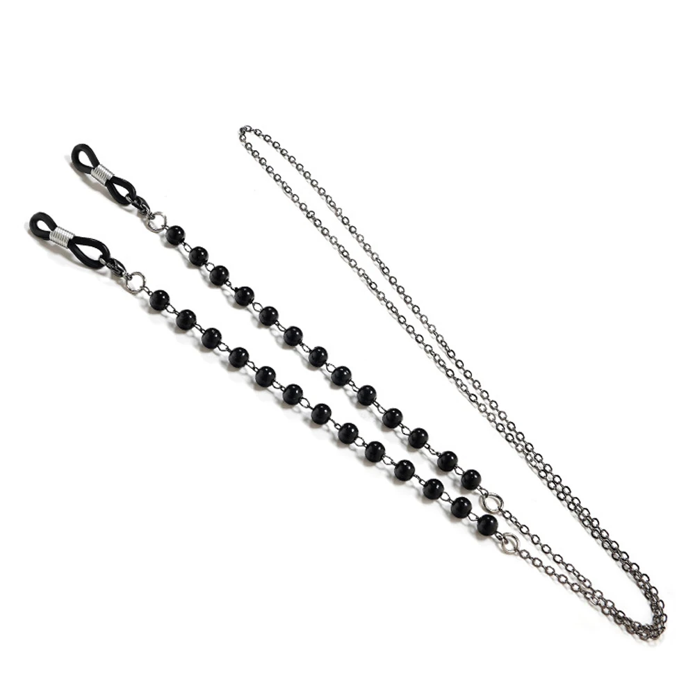 

Sunglasses Masking Chains For Women Acrylic Pearl Crystal Eyeglasses Chains Lanyard Glass 2021 New Fashion Jewelry Wholesale