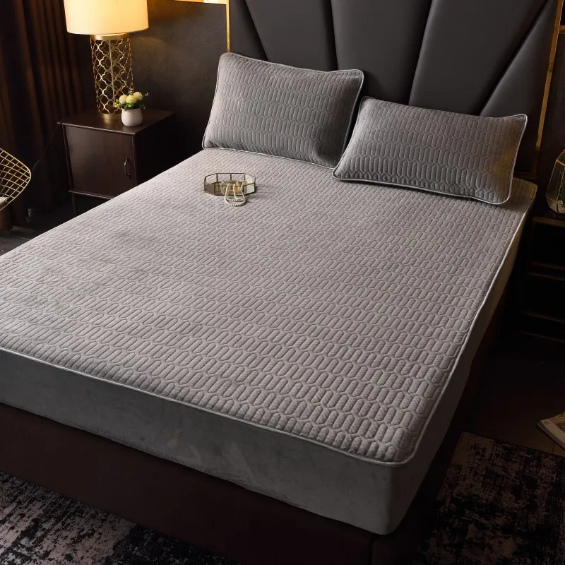 Постельное белье домашняя эластичная натяжная простыня зимнее покрывало из