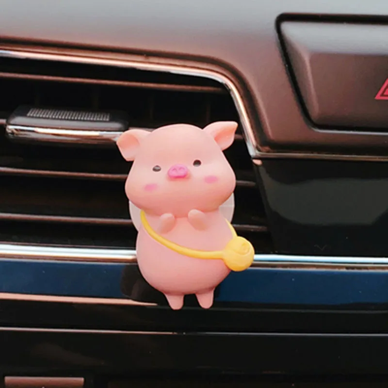 

Cute pig car air freshener air conditioning air outlet decoration car accessories interior car aromatherapy clip perfume clip
