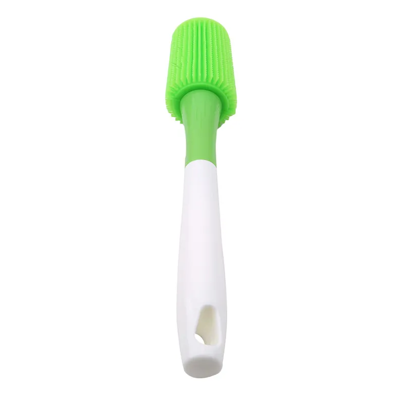 

360 Rotation Long Handle Baby Bottle Brush Silicone Baby Milk Feeding Bottle Brush Nipple Cleaning Cup Scrubber
