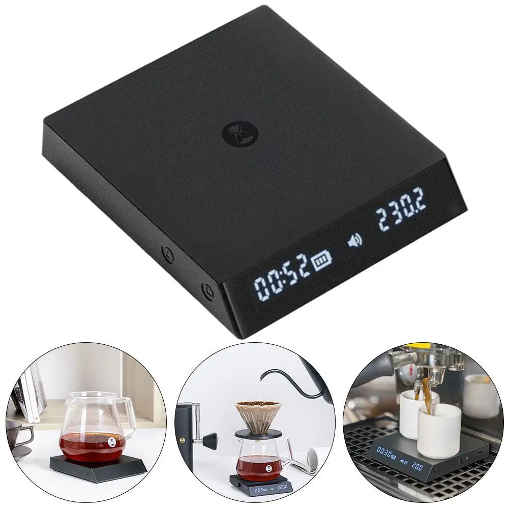 

Электронные зеркальные нано-весы Timemore, цифровые кухонные весы для ручного кофе эспрессо со светодиодным дисплеем