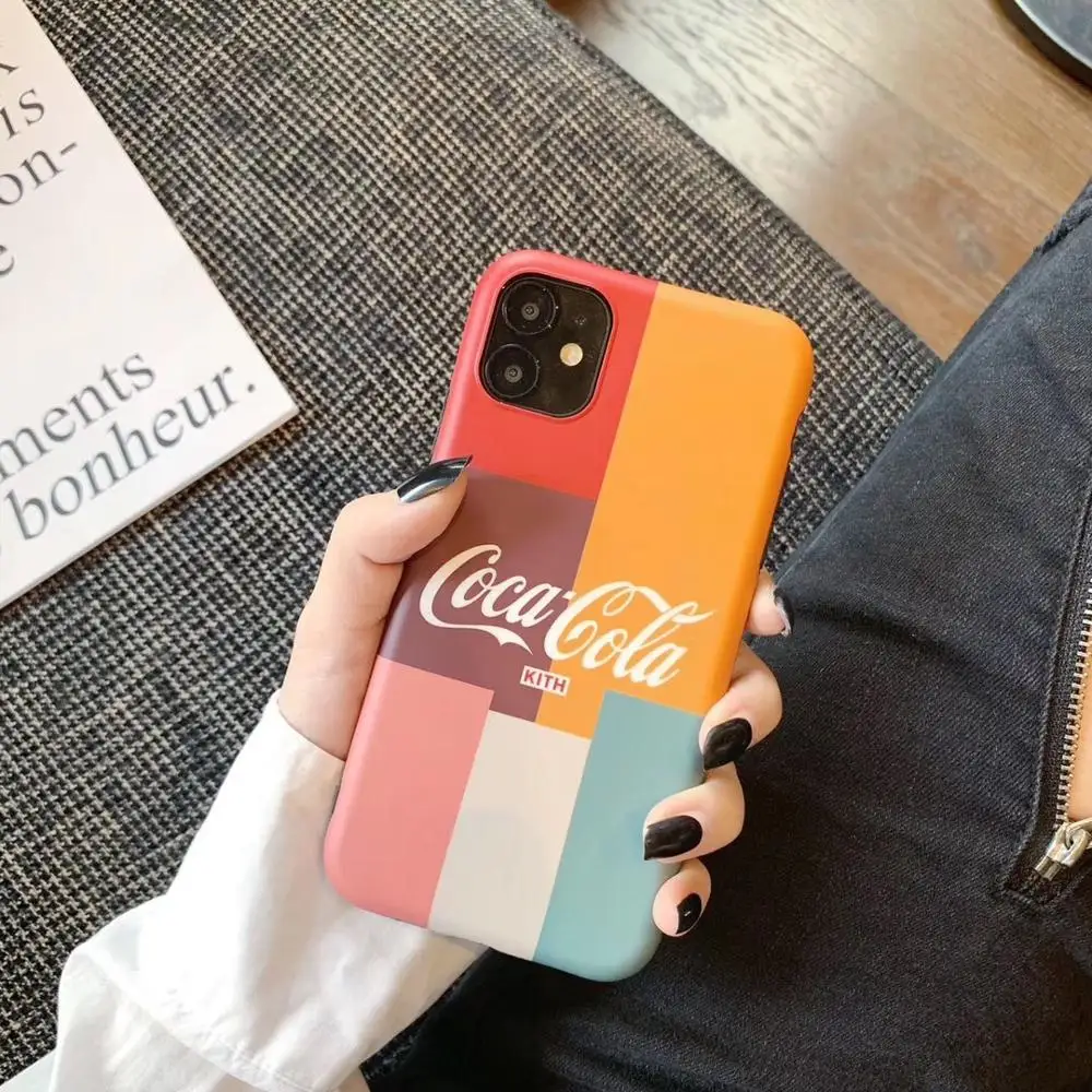 Чехол для iphone 8 7 11 x xr xsmax pro max телефонные чехлы plus цветной чехол из ТПУ | Мобильные