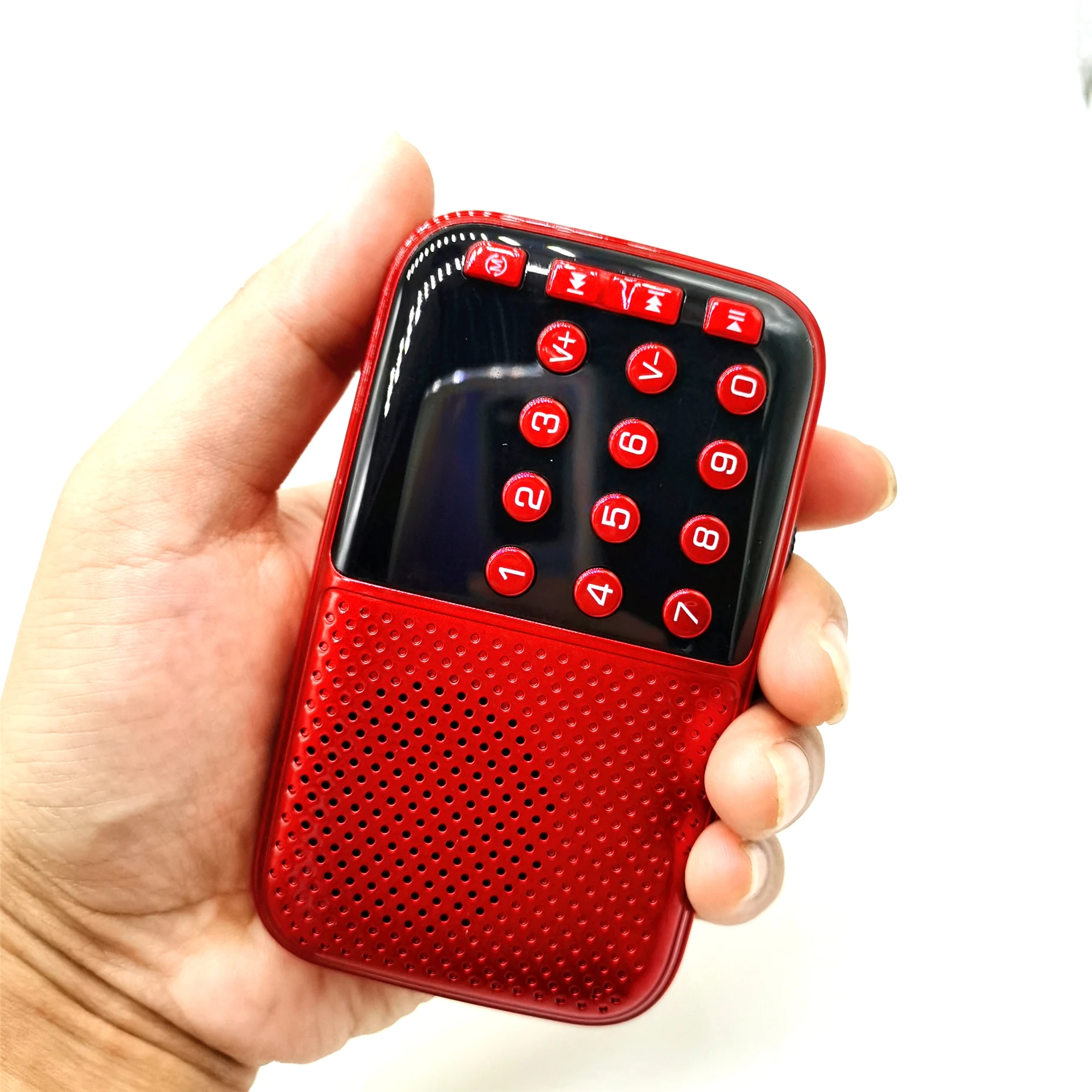 Перезаряжаемое карманное радио FM-радио mp3-плеер портативный мини-радиоприемник