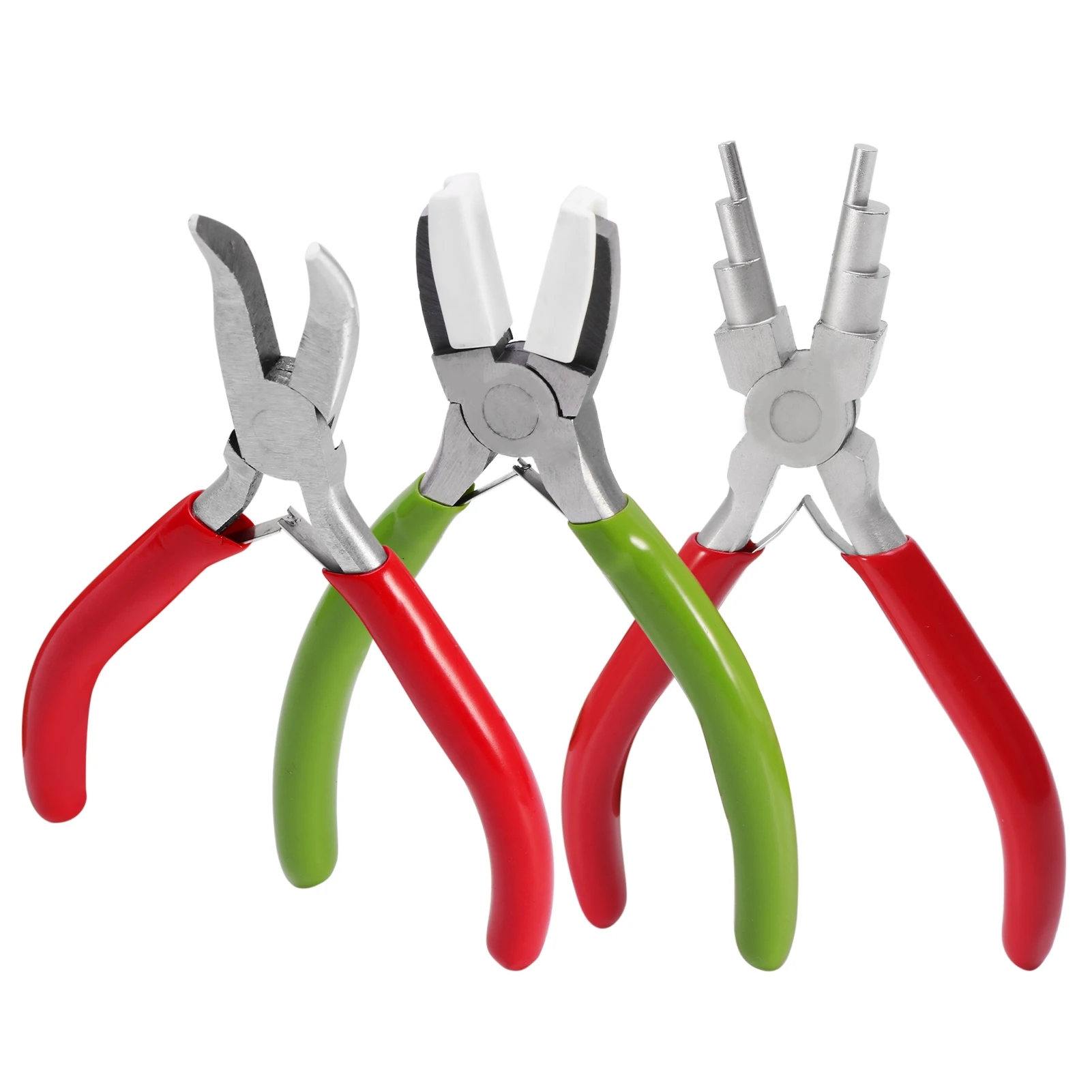 

3 шт. ручные инструменты из углеродистой стали, многофункциональные нейлоновые кусачки, ремесла, изогнутый нос, 6 в 1, набор прочных кусачек д...