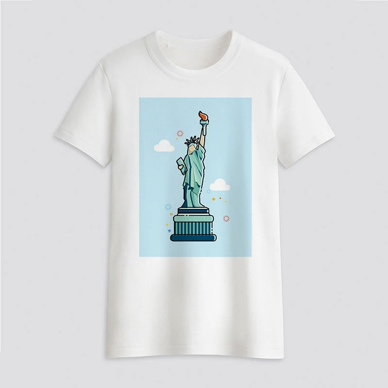 

Princess Kawaii Harajuku T Shirt Women Ullzang Cute T-shirt Funny Statue Graphic Tshirt Short Sleeve Funny Girls Tshirt