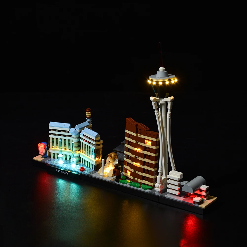 LED Light Kit For 21047 Architecture Las Vegas DIY Model Toys Set (Not Included Building Blocks) | Игрушки и хобби