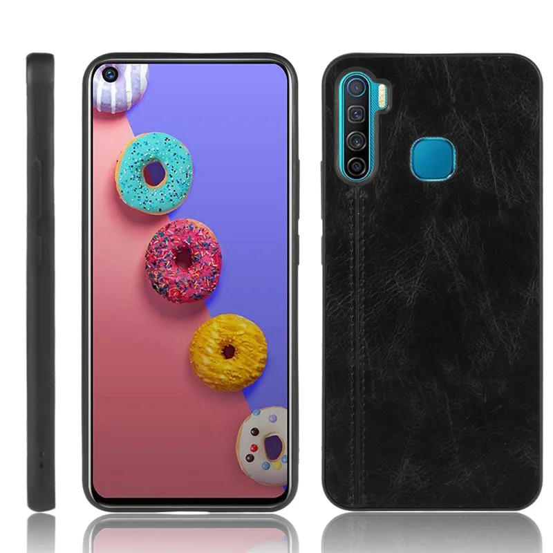 Для Infinix S5 X652 чехол силиконовый мягкий телячья кожа линии из искусственной кожи