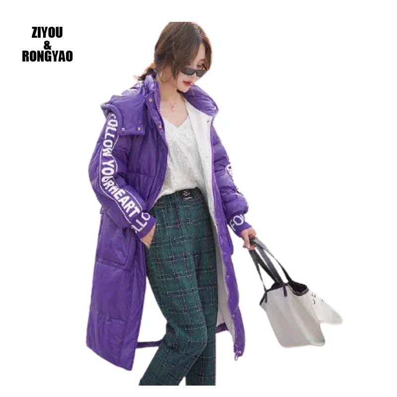 

Куртка-пуховик Яркая кожаная, средней и большой длины, со съемным капюшоном, теплая