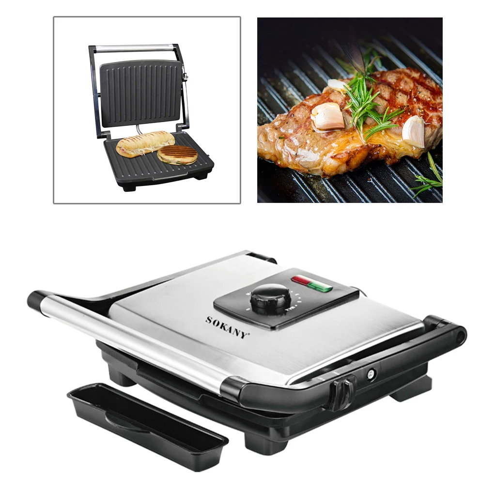 nonstick plate grill appliance electric griddle panini maker 2000w eu plug free global shipping