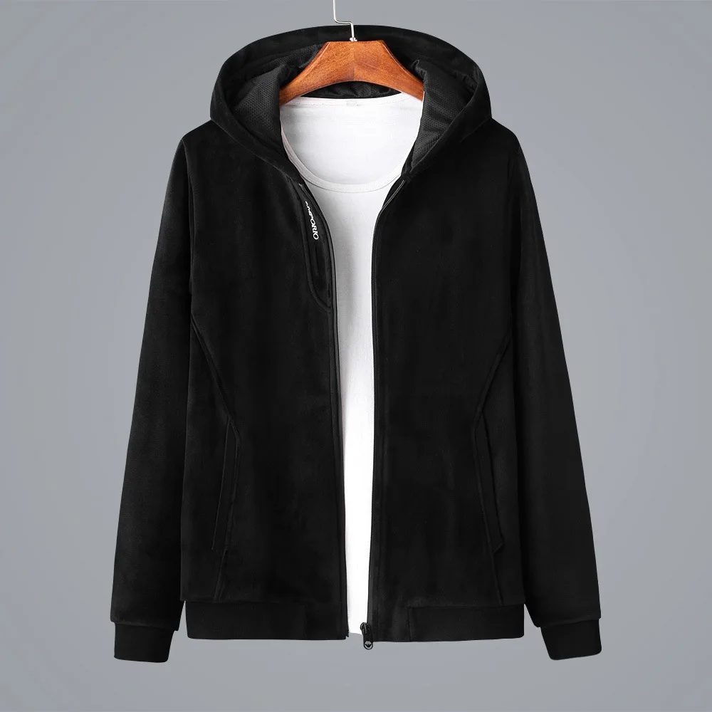 Мужской зимний плотный комплект золотой бархат супер удобный двухслойный теплый