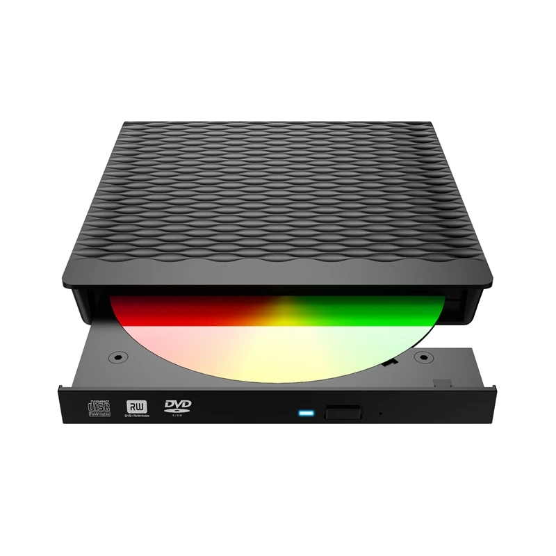 

USB 3.0 External CD DVD Drive TYPE-C Optical Drive CD DVD Burner for Laptop Mac Desktop Mac OS Windows10/8/7