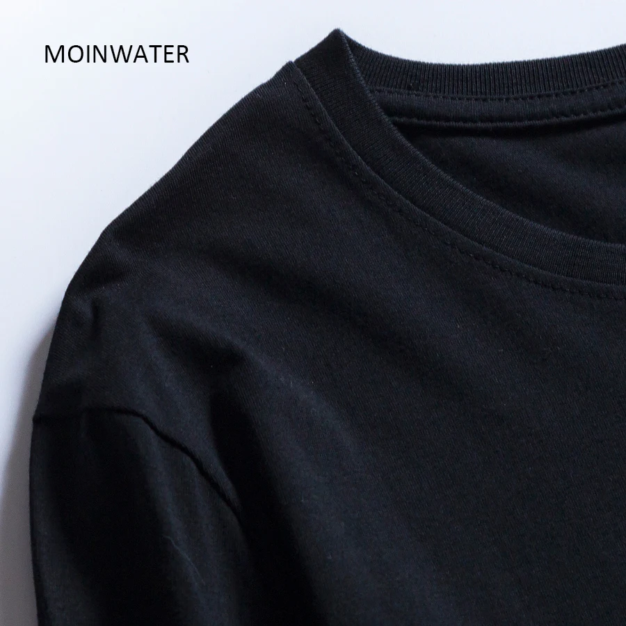 MOINWATER женские футболки с круглым вырезом и длинными рукавами женские белые хлопковые топы женские мягкие повседневные футболки женские черные футболки MLT1901