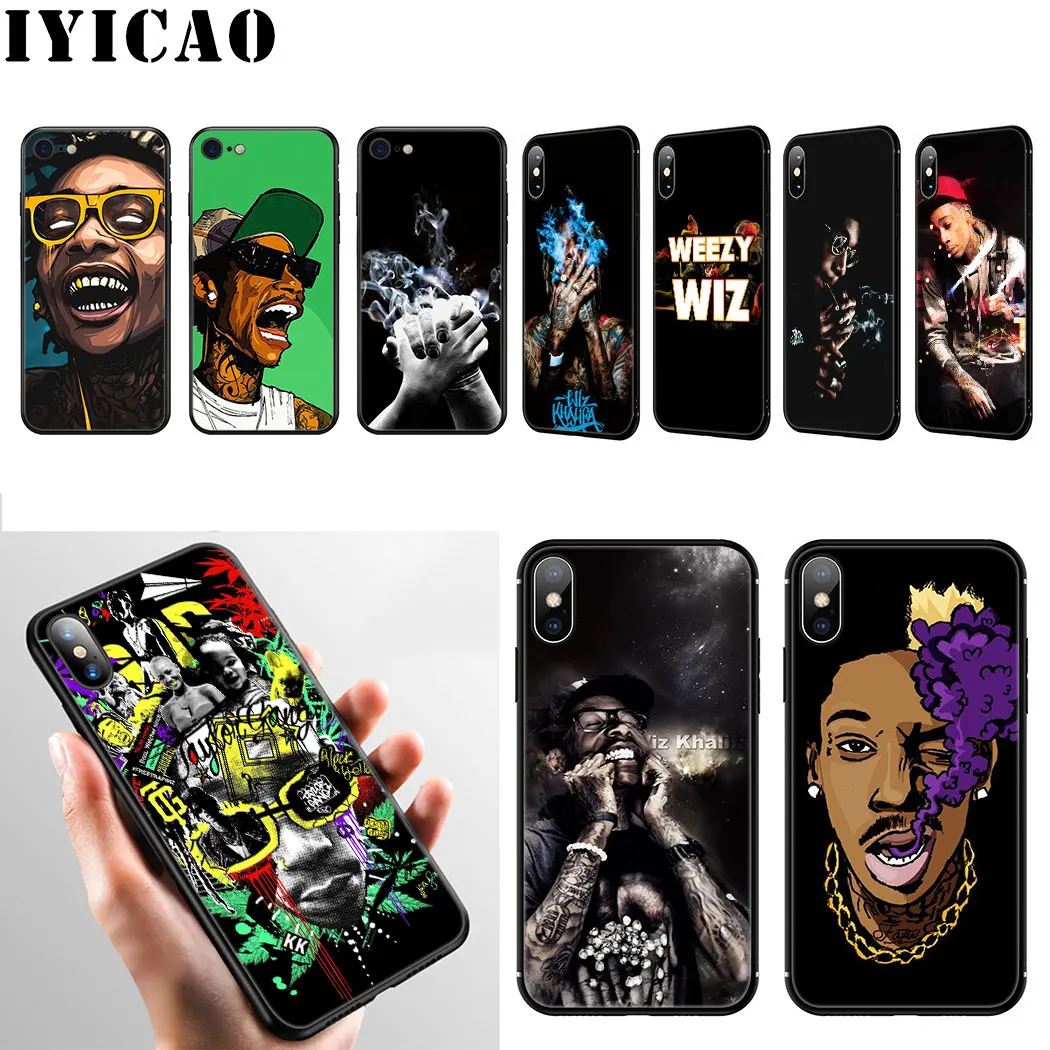 IYICAO реперские кепки Khalifa Мягкий силиконовый чехол для телефона iPhone 11 Pro Max XR X XS 6 6S 7