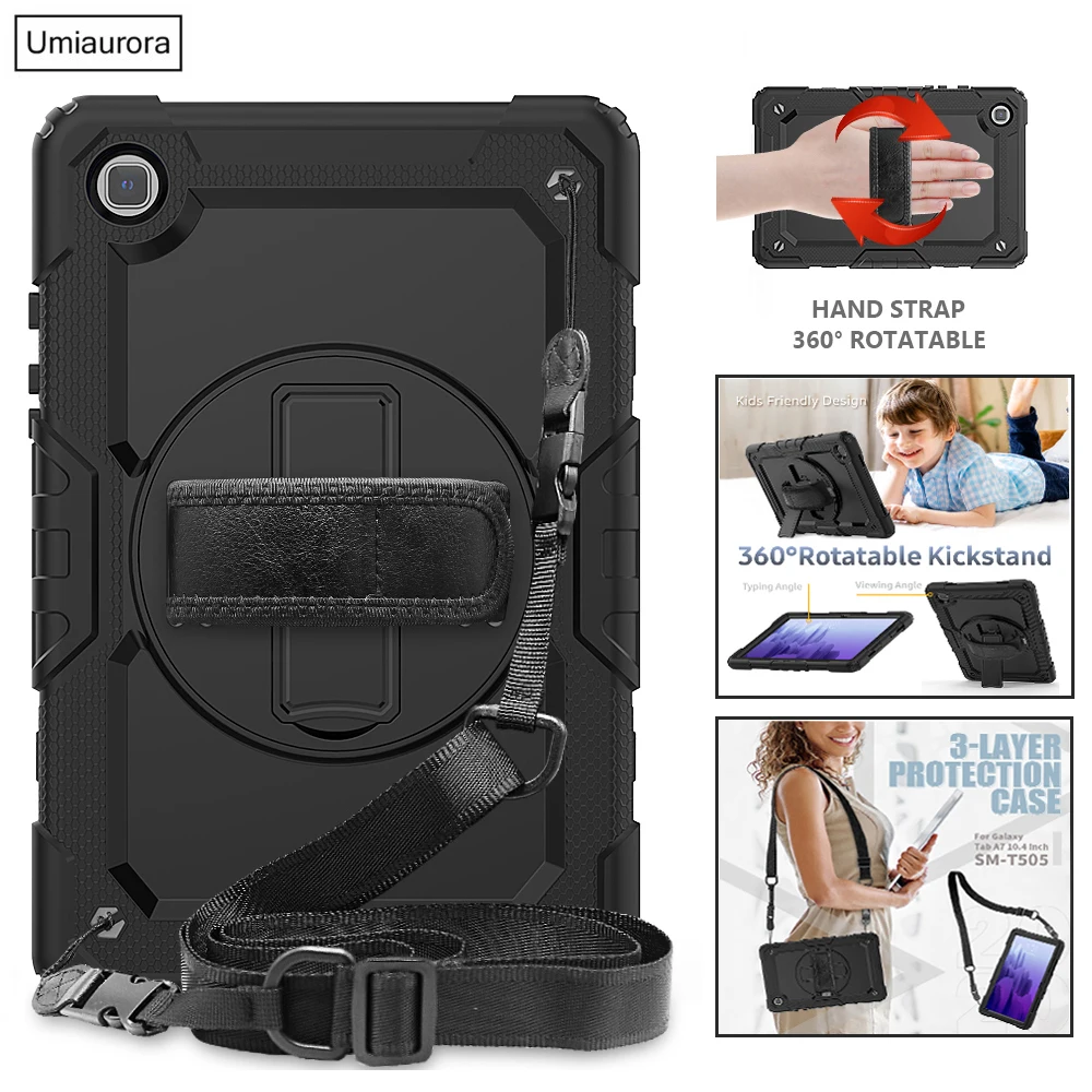 Чехол с поворотом на 360 градусов для планшета Samsung Galaxy Tab A7 10 4 2020 SM T500 T505 T507 T505|Чехлы