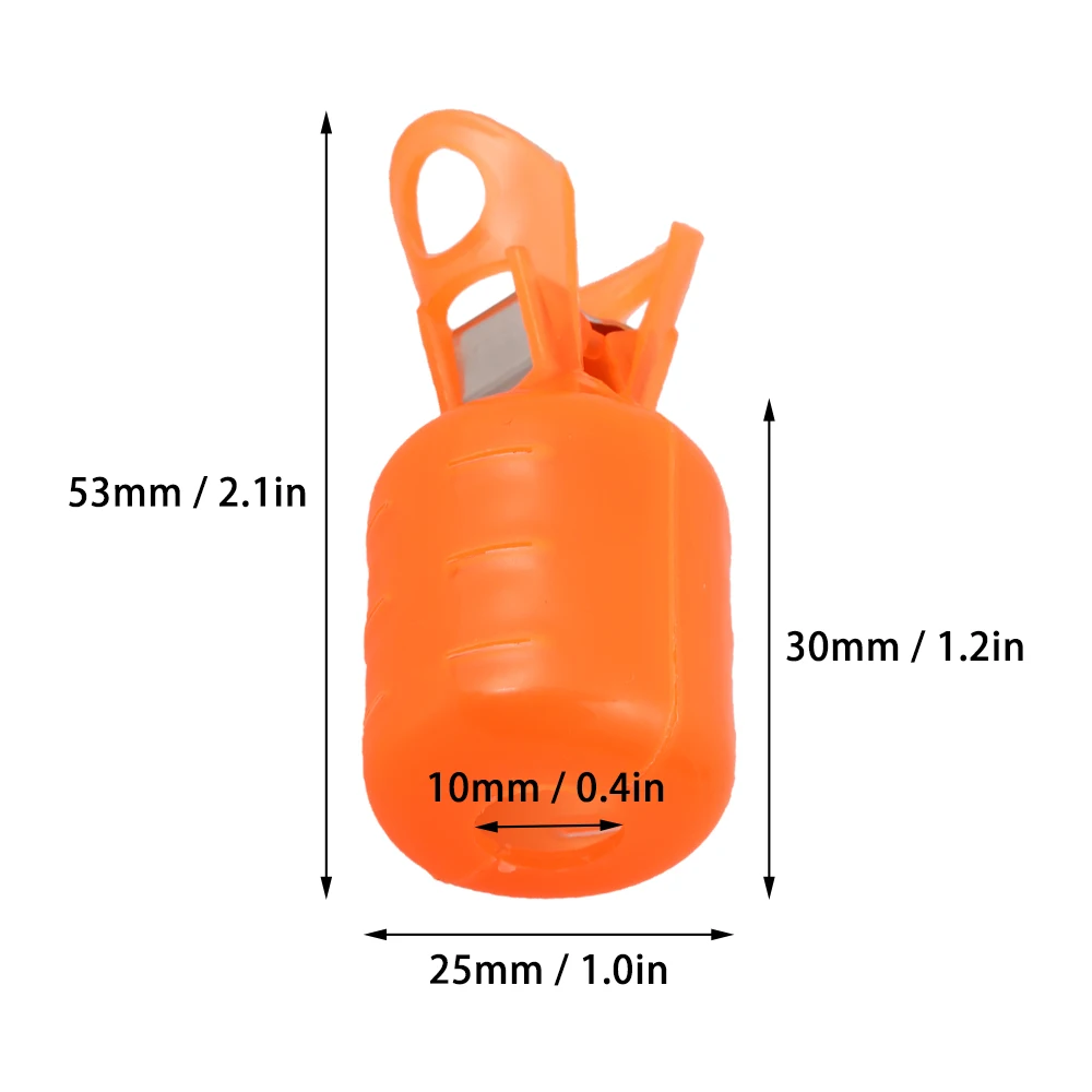 Зонт крышки для крючков протекторы с зажим карабин 6 шт. деревообрабатывающий