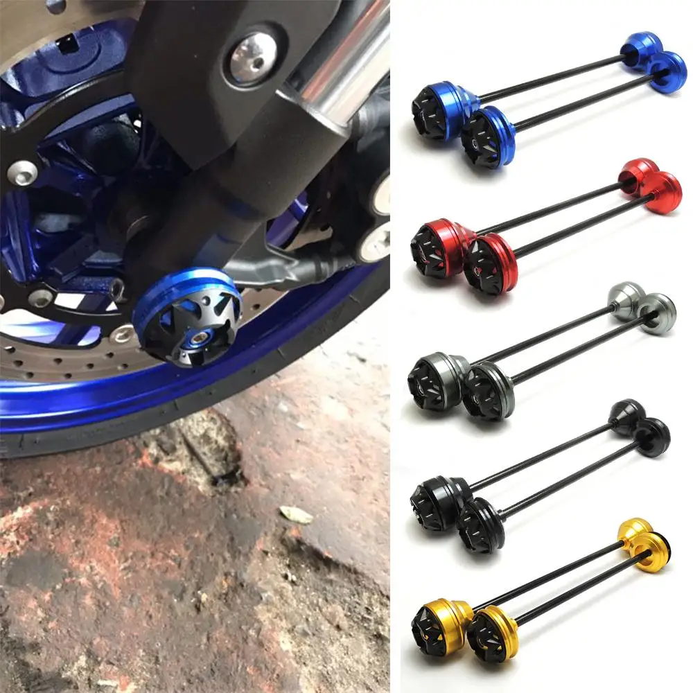 

Front Rear Wheel Fork Axle Sliders Cap Crash Protector For Mt-09 Fz09 Mt09