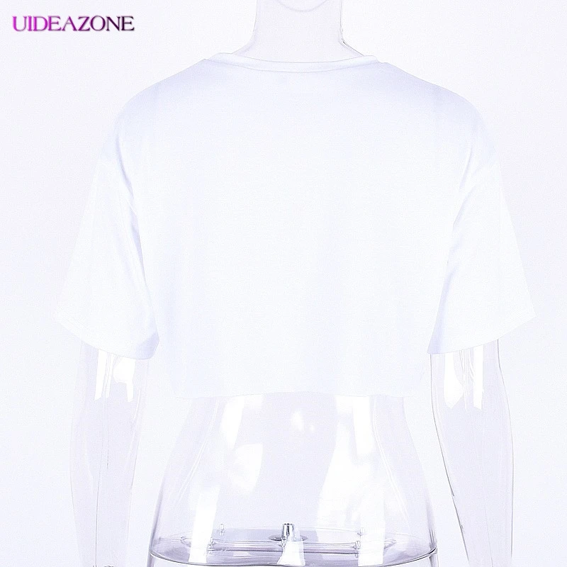 Модные женские укороченные топы с принтом ангела Купидона весенне-летние