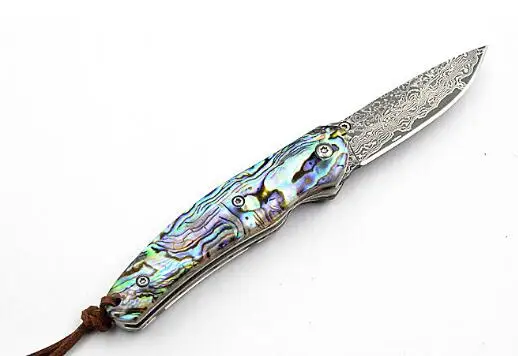 multicolor 6," 60-61HRC ножи дамасский узор походный охотничий карманный нож выживания EDC инструменты тактический Открытый Флиппер складной нож - Цвет: multicolor