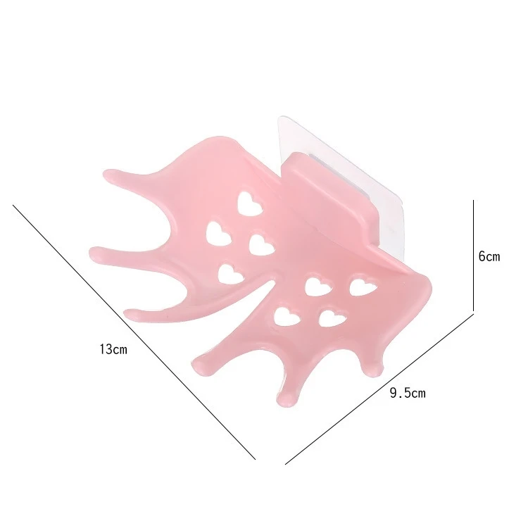 1 шт. Коробка для мыла из ПВХ с рисунком кленового листа прочная клейкая без