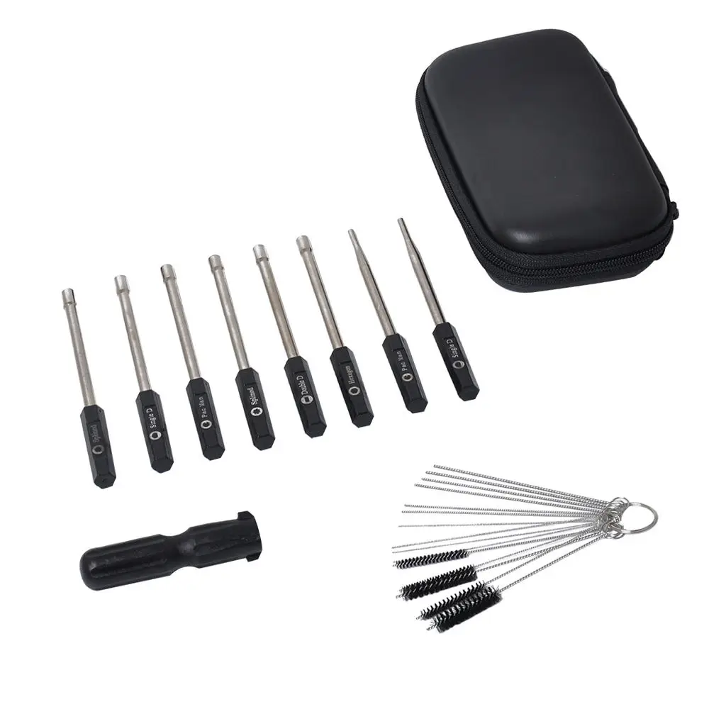 

16Pieces/1 Pack Adjustment Carburetor Tool Screwdriver+Carburetor Cleaning Kit+Carrying Case Auto Repair Tools