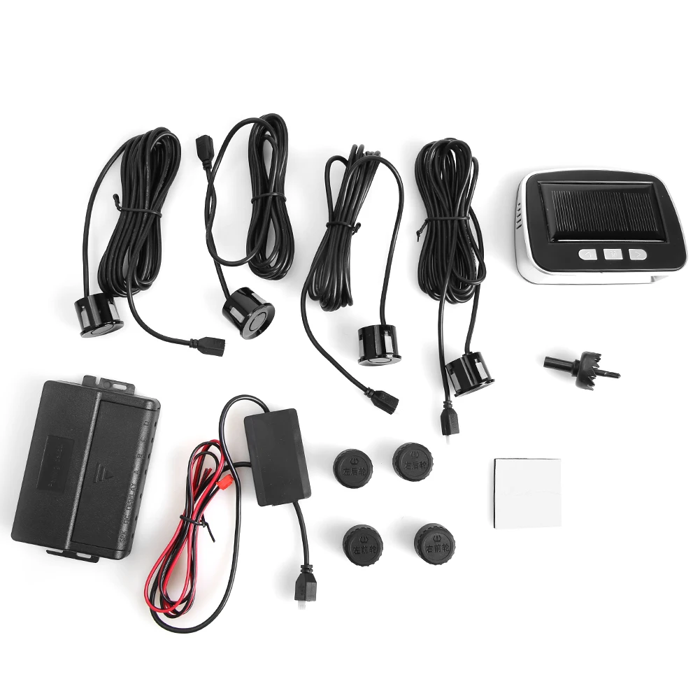 

Wireless Parking Sensor Car Backup Radar System Monitoring Tyre Temperature Alarm System Car TPMS Tire Pressure Monitor