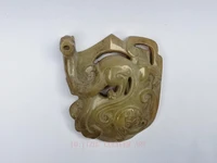yizhu cultuer art rare collection china xinjiang jade carving dragon beast ancient decoration gift