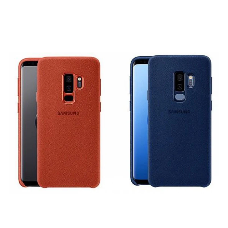 Samsung Galaxy S9 Plus + замшевый кожаный чехол против отпечатков пальцев задняя защитная