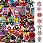 50 шт., наклейки Marvel с героями мультфильмов, крутые, Мстители, Халк, Бэтмен, водонепроницаемая наклейка, чемодан, скейтборд, гитара, ноутбук, стикеры, детская игрушка