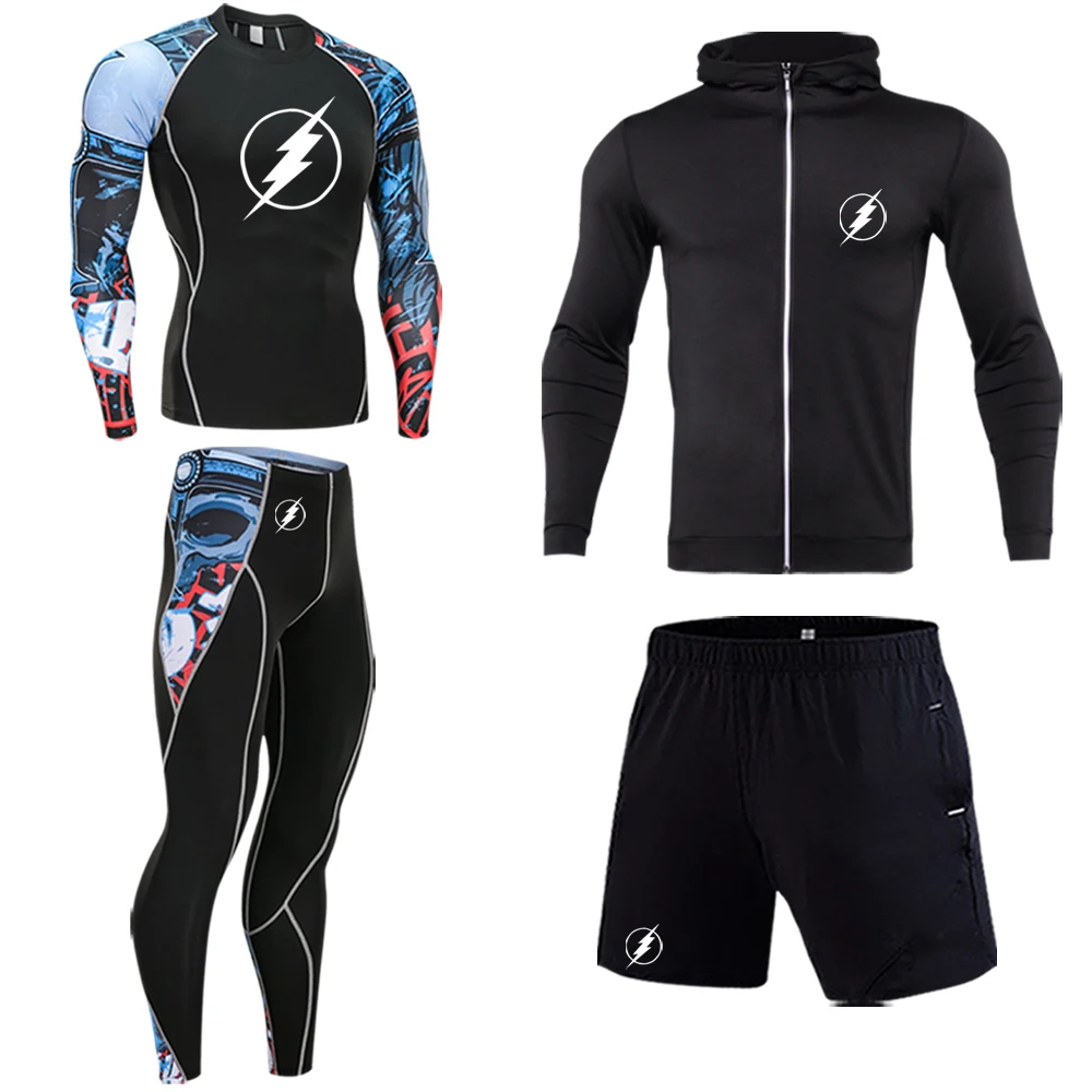 2021 new high-quality men's sportswear breathable gym suits men's sports jogging training gym fitness sportswear running clothes