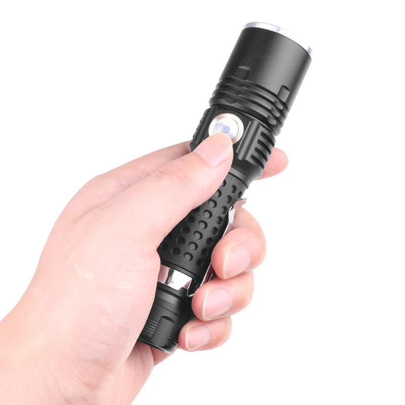 

XANES 519 XHP50 LED Flashlight 800lm 3 Modes USB Rechargeable Zoomable EDC Tactical Torch Outdoor Lighting Working Light