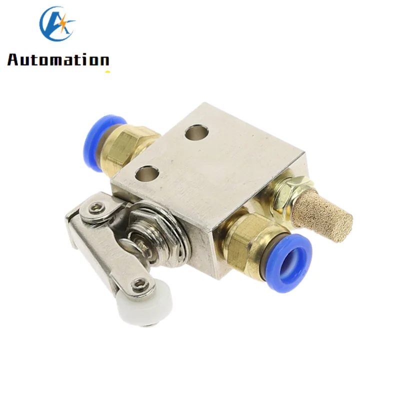 Фото TAC2-31P Exhaust valve 2 Position 3 Way Roller Lever Mechanical Valve Pneumatic valve switch 1/8