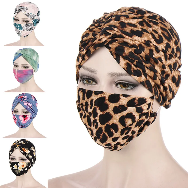 

Fashion Print Muslim Turban Bonnet For Women Islamic Inner Hijab Caps Arab Wrap Head Hijabs Femme Musulman Turbante Mujer Gift