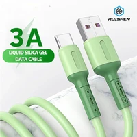 3a usb type c cable for s10 s9 fast usb charging type c charger data cable for redmi note 8 pro usb c cabo wire