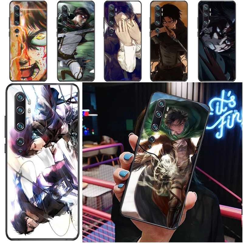 

Attack On Titan Eren Jager Armin Arlert Levi Mikasa Ackerman Phone Case For Xiaomi CC9 Pro CC9e Carcasa Funda Cases Soft TPU