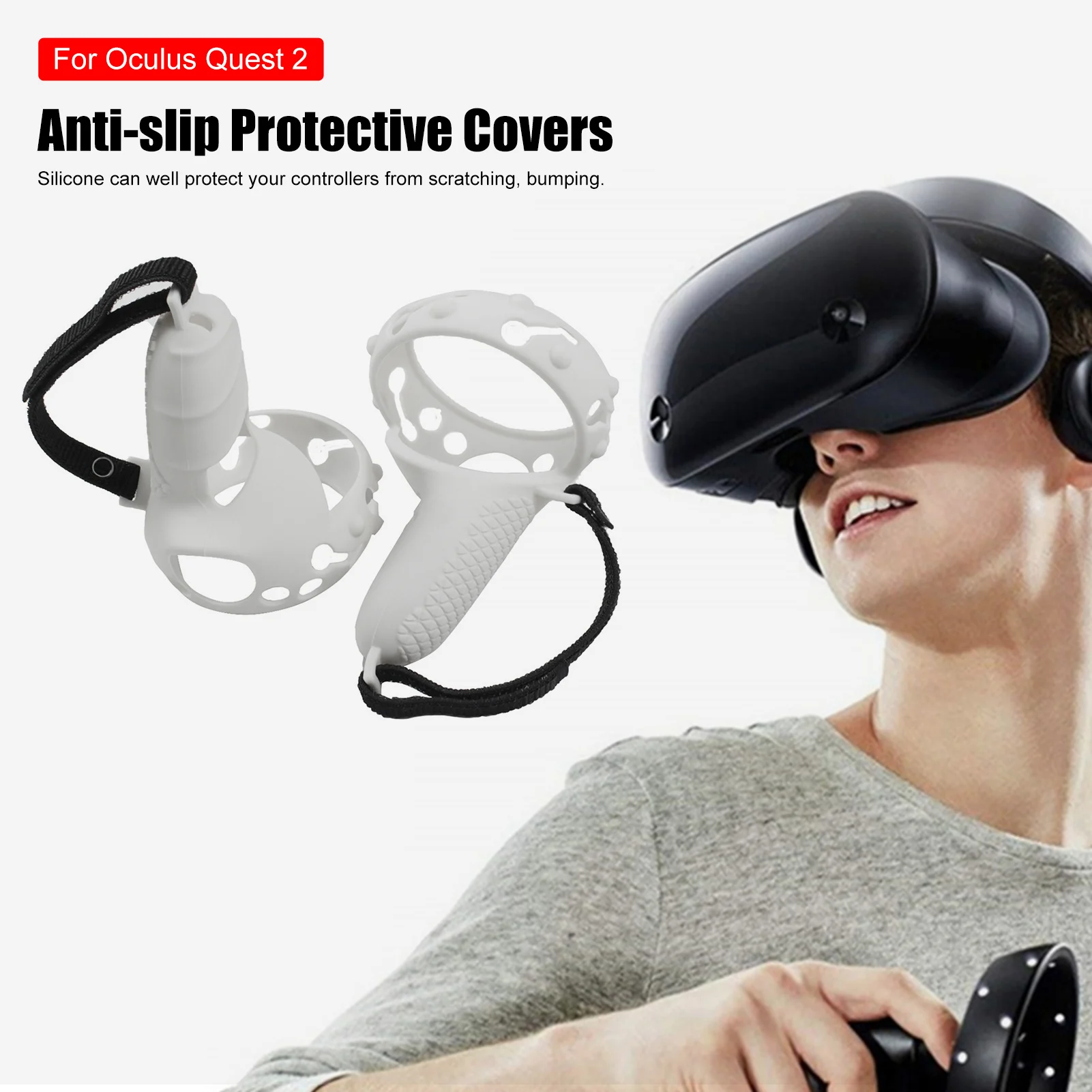 

1 пара, защитный чехол для геймпада Oculus Quest 2