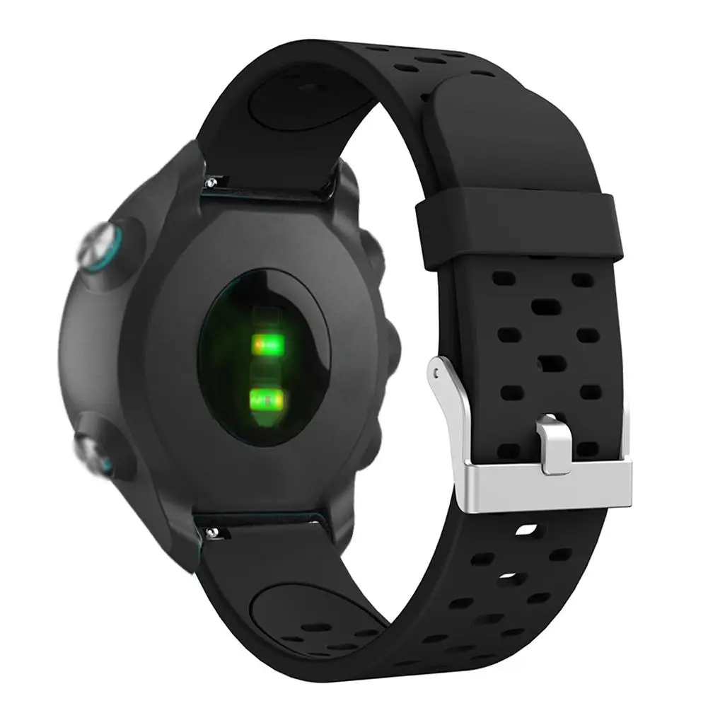 20 мм силиконовые умные часы ремешок замена ремешок для Garmin Forerunner 245 умные наручные часы ремешок аксессуары