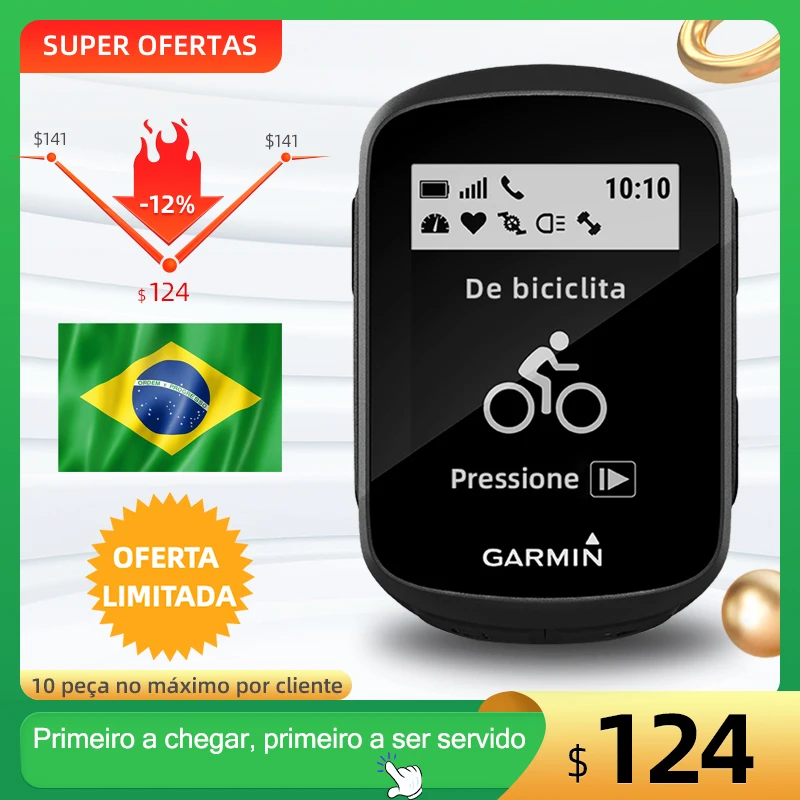 Велосипедный компьютер GARMIN edge130 EDGE 130 беспроводной спидометр велосипедный GPS