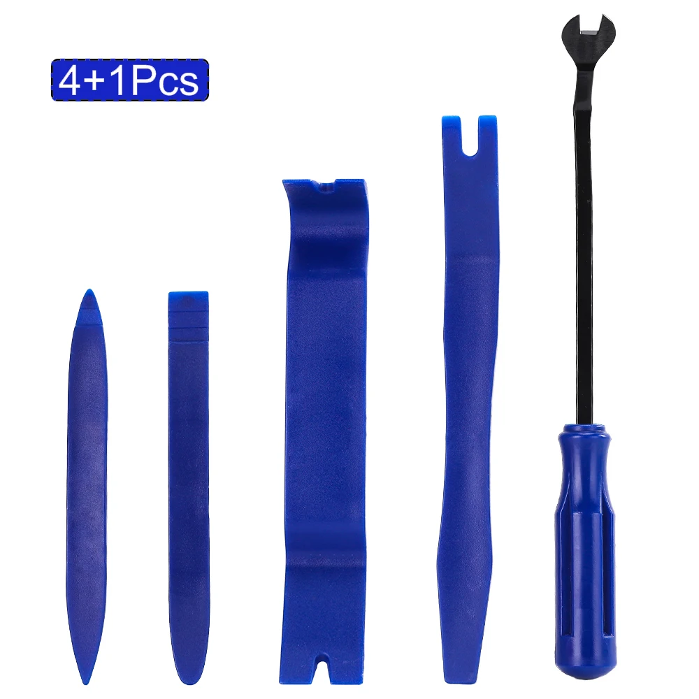 5 шт. инструмент для снятия автомобильных зажимов аудио и двери съемник рычажный