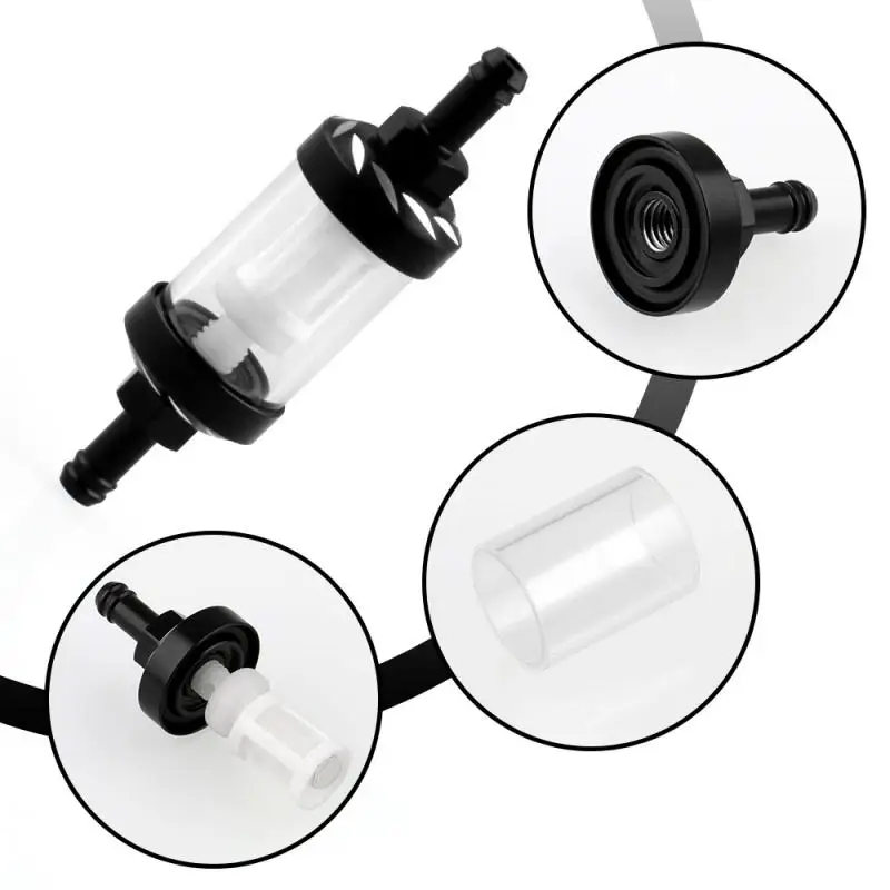 

CNC Universal Gas Fuel Oil Filters Oil Filter Motorcycle Accessories For ATV Dirt Pit Bike Automobile Motocross