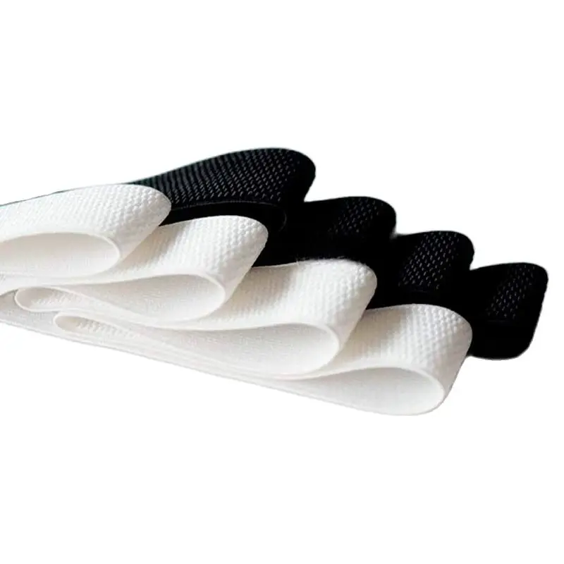 

Black and white corn grain elastic band High quality super loose tight belt waist seal belt waist elastic elastic band